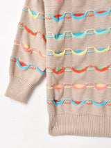 デザイン コットン セーター