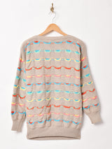 デザイン コットン セーター