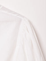 クロップド丈 ホワイトブラウス