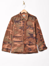 後染め U.S.ARMY ウッドランドカモジャケット