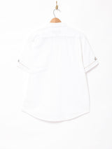 アニマル刺繍 ショートスリーブチロルシャツ