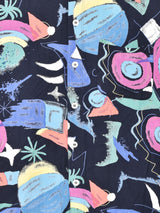 サイケデリックデザイン ショートスリーブシャツ