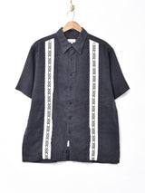 半袖リネンシャツ