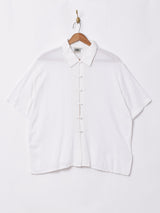 チャイナ風デザイン 半袖ブラウス