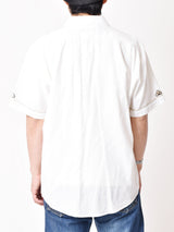 アニマル刺繍 ショートスリーブチロルシャツ