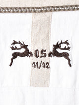 アニマル刺繍 ショートスリーブチロルシャツ