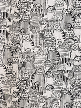 Emerald Motel ネコ柄 長袖シャツ