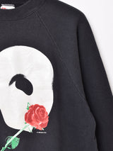 アメリカ製 オペラ座の怪人 プリント スウェットシャツ