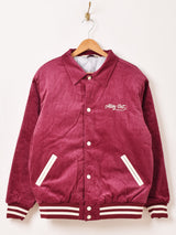 【3色展開】Backers ゼブラ コーデュロイ 襟付き スタジアムジャケット