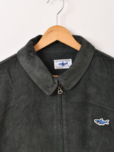 【3色展開】Backers ワンポイント シャーク コーデュロイジャケット