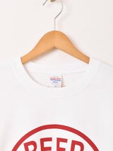 プリント スウェットシャツ「BEER PIZZA」