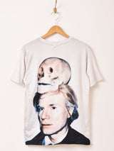 Andy Warhol アート転写プリント Tシャツ