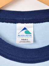 カラー プリント リンガーTシャツ