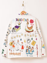 Backers メモリアルデザイン ペイント カバーオールジャケット