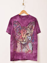 "THE MOUNTAIN" 猫 タイダイTシャツ