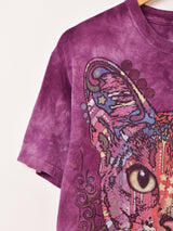 "THE MOUNTAIN" 猫 タイダイTシャツ