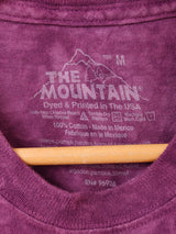 "THE MOUNTAIN" 猫 タイダイTシャツ