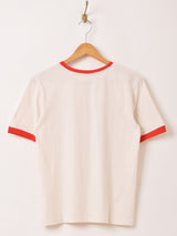 【2色展開】 プリント リンガーTシャツ 「CABLE FRIENDS」