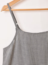 【2色展開】Emerald Motel ギンガムチェック柄 キャミソールワンピース