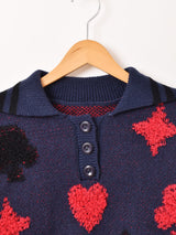 【2色展開】Meridian トランプモチーフ ポロセーター