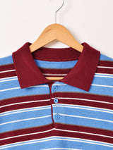 【2色展開】Elcamino マルチボーダー ポロセーター