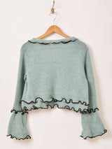 【2色展開】Meridian フレアスリーブ メロウ カーディガン