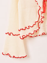 【2色展開】Meridian フレアスリーブ メロウ カーディガン