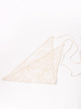 フラワー刺繍 チュール バブーシュカ