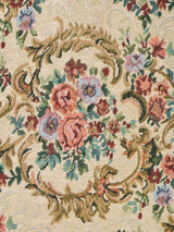 【2色展開】Meridian 花柄 ゴブラン織り ファー ブルゾン