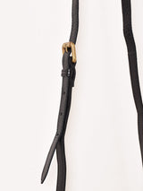 【2色展開】編み込みレザー ミニショルダーバッグ