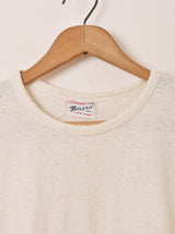 40’s〜50’s "TROJAN" RPI Flock Print T-shirt