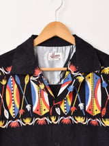 【2色展開】Backers インディアンモチーフ コーデュロイ 長袖シャツ