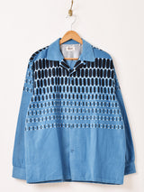 【2色展開】Backers エルヴィスドット コーデュロイ 長袖シャツ