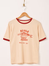 プリント リンガーTシャツ 「CABLE FRIENDS」