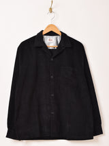 【3色展開】Backers コーデュロイ 長袖 オープンカラーシャツ