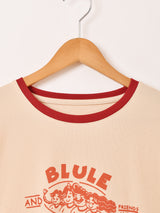 プリント リンガーTシャツ 「CABLE FRIENDS」