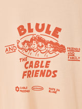 プリント リンガーTシャツ 「CABLE FRIENDS」
