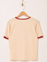 プリント リンガーTシャツ 「CABLE FRIENDS」