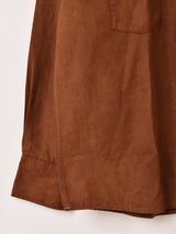 【2色展開】Backers フェイクスエード 長袖 ウエスタンシャツ