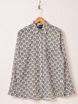 【2色展開】Backers ダマスク柄 長袖シャツ