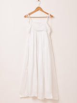 【2色展開】Emerald Motel サテン ギャザー キャミソールワンピース