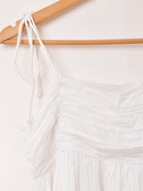 【2色展開】Emerald Motel サテン ギャザー キャミソールワンピース