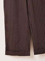 【3色展開】Backers ピンストライプ柄 ワイドパンツ