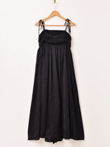 【2色展開】Emerald Motel サテン ギャザー キャミソールワンピース