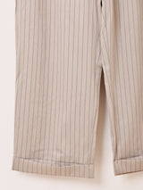 【3色展開】Backers ピンストライプ柄 ワイドパンツ