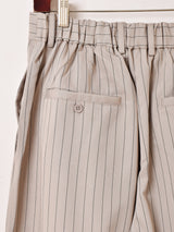 【3色展開】Backers ピンストライプ柄 ワイドパンツ