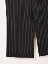 【3色展開】Backers ピンストライプ柄 ワイドパンツ