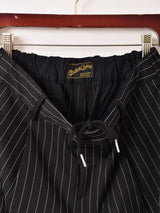 【3色展開】Backers ピンストライプ柄 ワイドパンツ