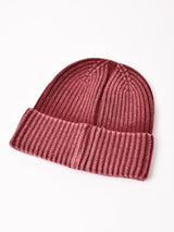 【4色展開】ウォッシュ リブニットキャップ