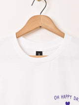 【2色展開】 プリントTシャツ「OH HAPPY DAYS」